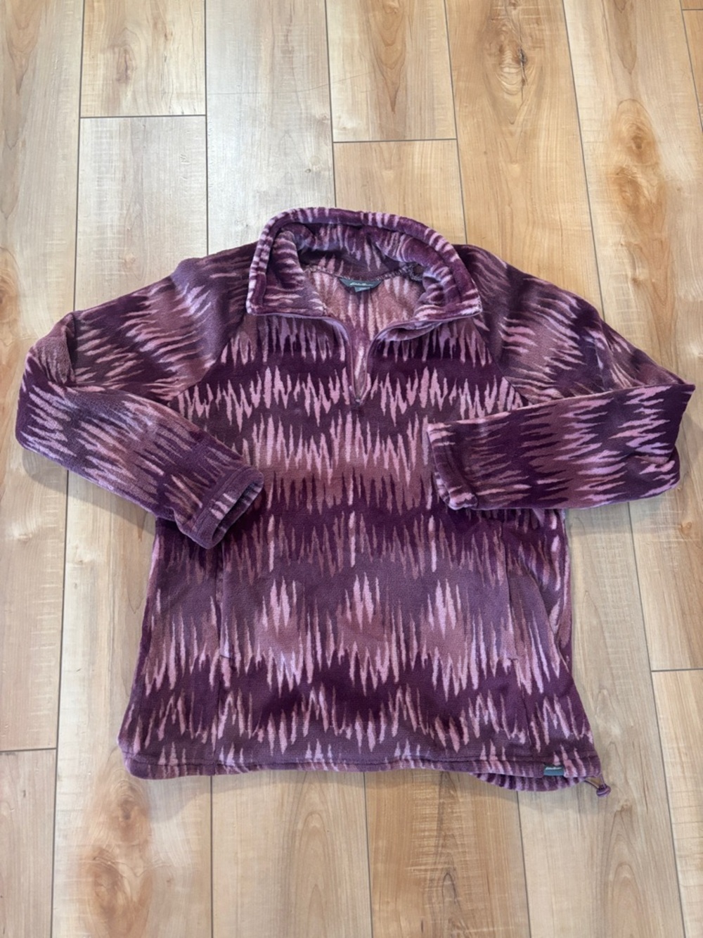 Eddie Bauer Quarter-Zip Fleece Pullover xl
